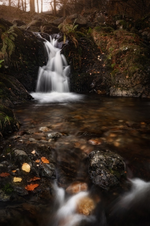Autumn_Waterfall-Lake_District