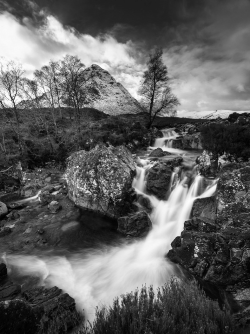 Buachaille_Waterfall_7_Mono-Glencoe-Scotland