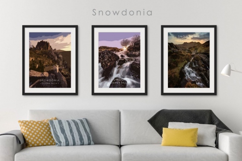 Snowdonia-Retro_Print_Set
