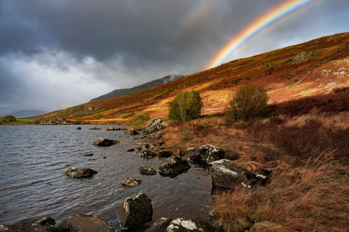 Llynau_Mymbyr_Rainbow-Snowdonia