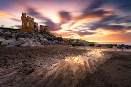 Withernsea_Towers_Sunset-E_Yorkshire