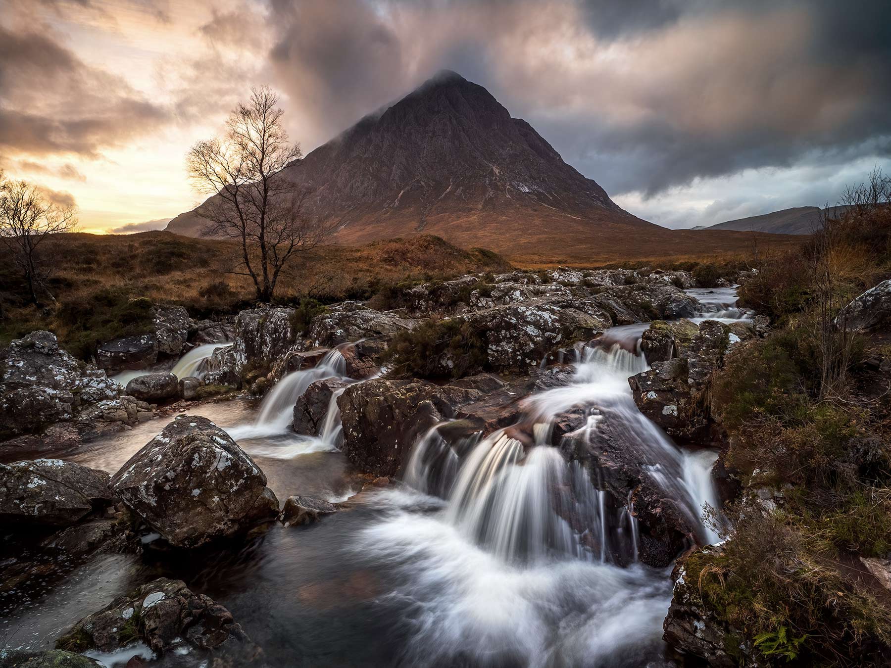 Buachaille_Waterfall_Sunset-1800