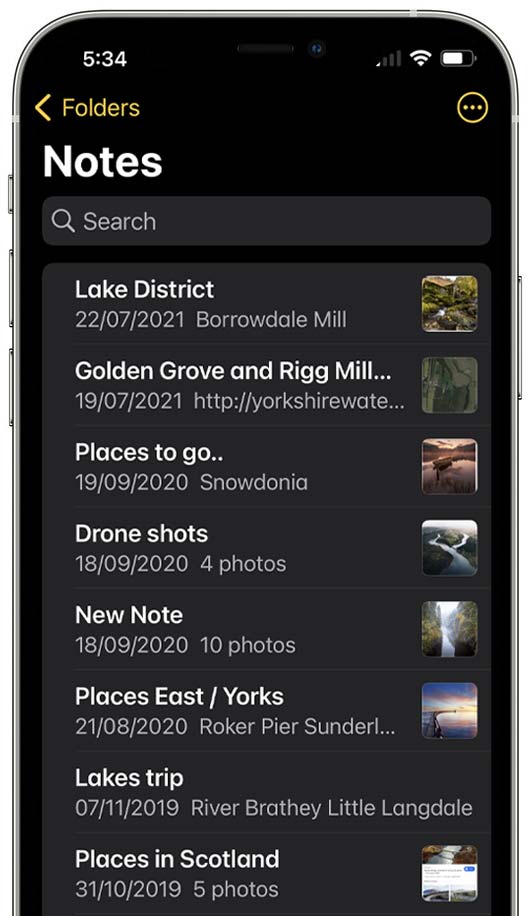 Iphone2-notes