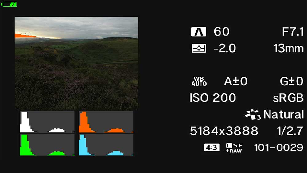 Playback-Histogram