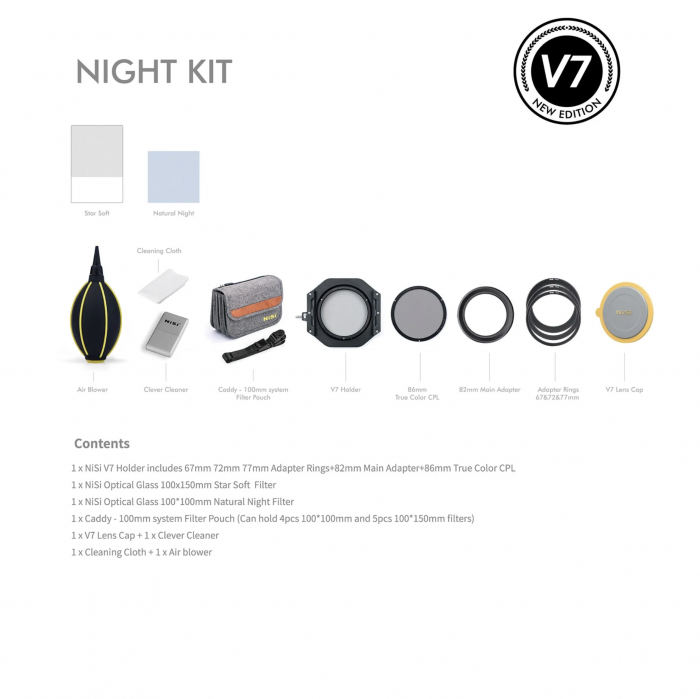 NiSi 100mm V7 Night Kit - Image 2