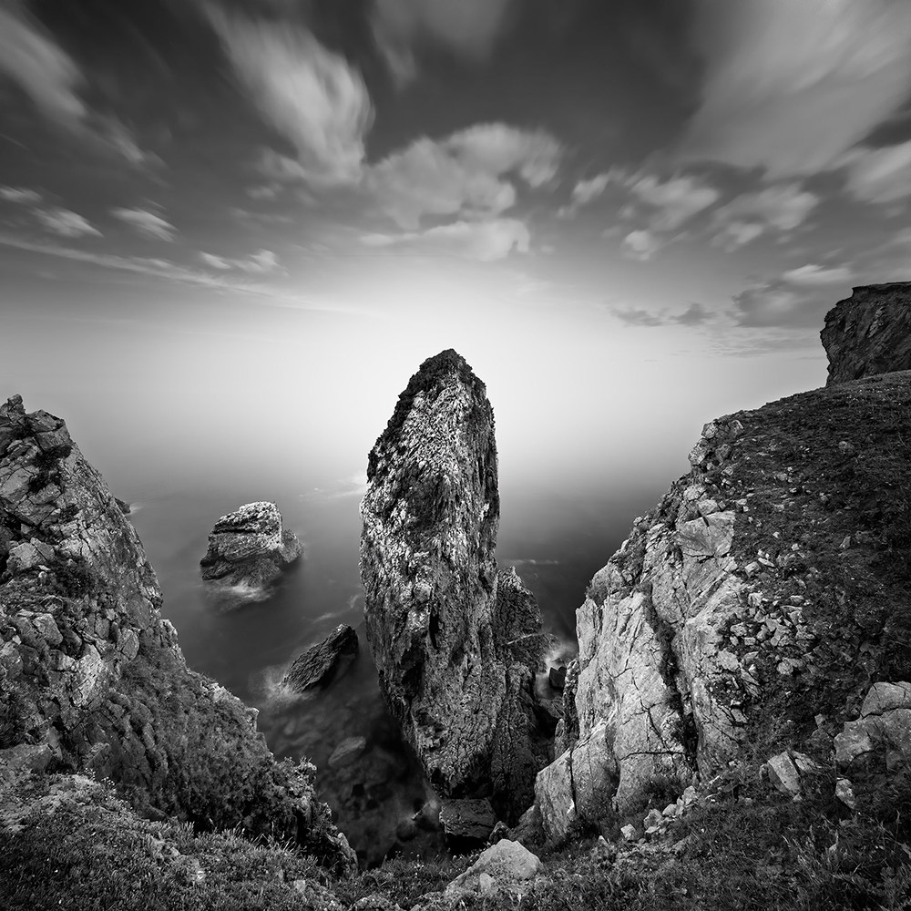 Example-4B-Seastack-castlemartin-2-Square-mono-Pembrokeshire