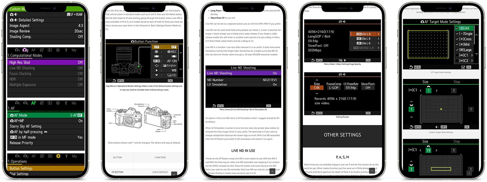 OM5ii-iPhone-Screens