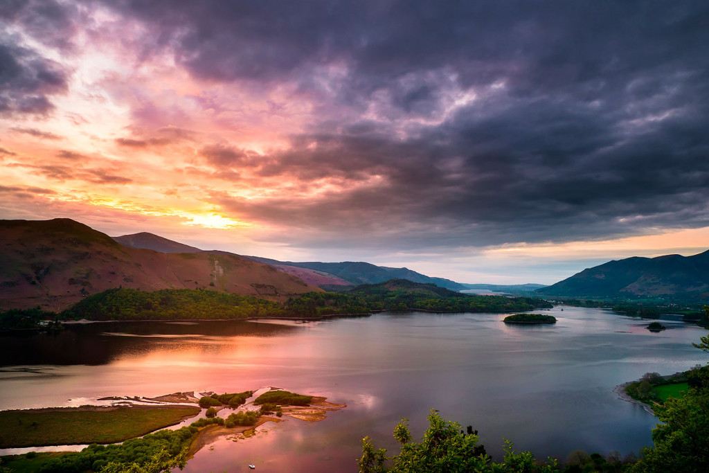 Sunset at Surprise View-Derwentwater