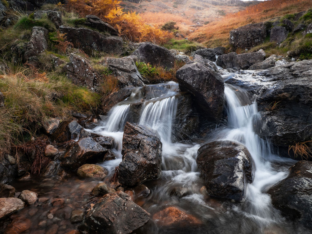 Waterfall at Blea Tarn