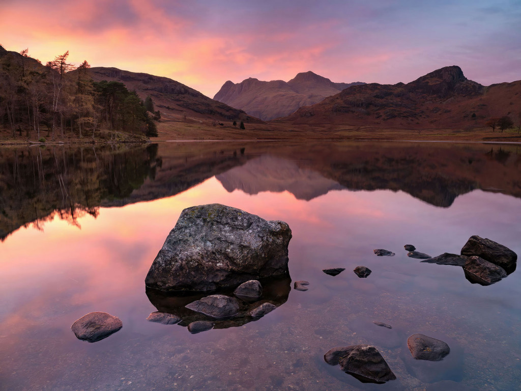 Dramatic Sunset-Blea Tarn