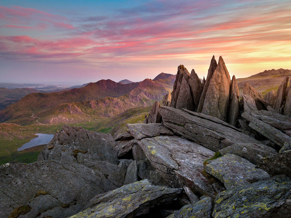 Snowdon and Castell Y Gwynt, Glyder Fach-Snowdonia (Eryri)