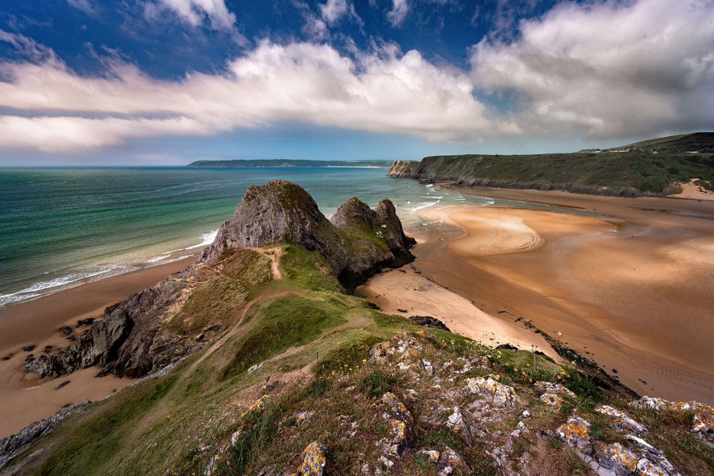 Three Cliffs Bay-Gower, Wales