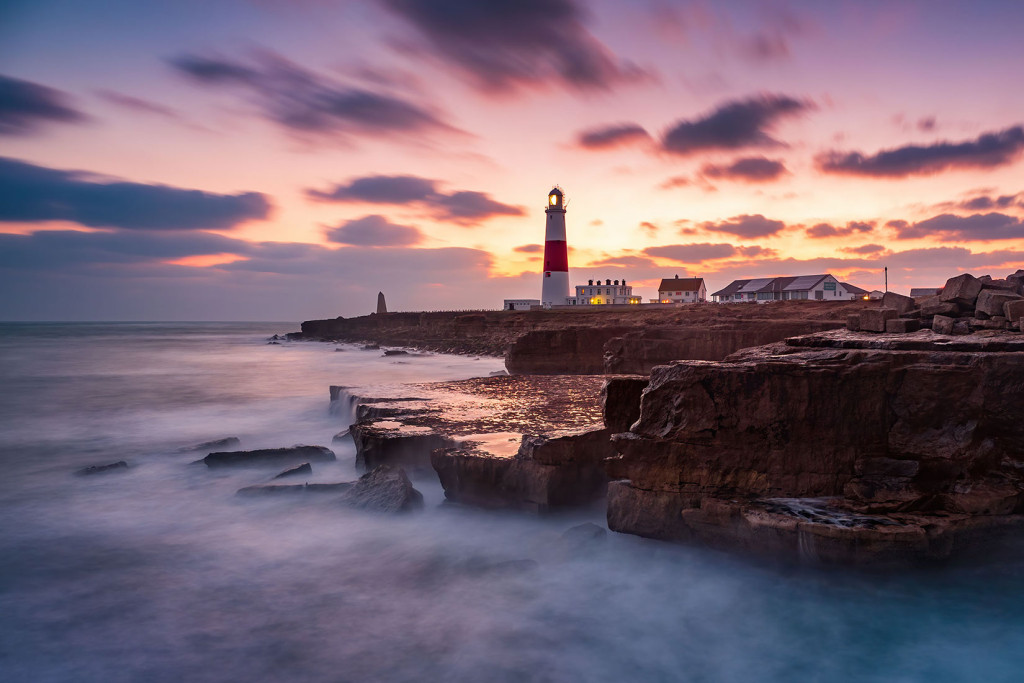 Portland Bill Lighthouse Sunset-Dorset