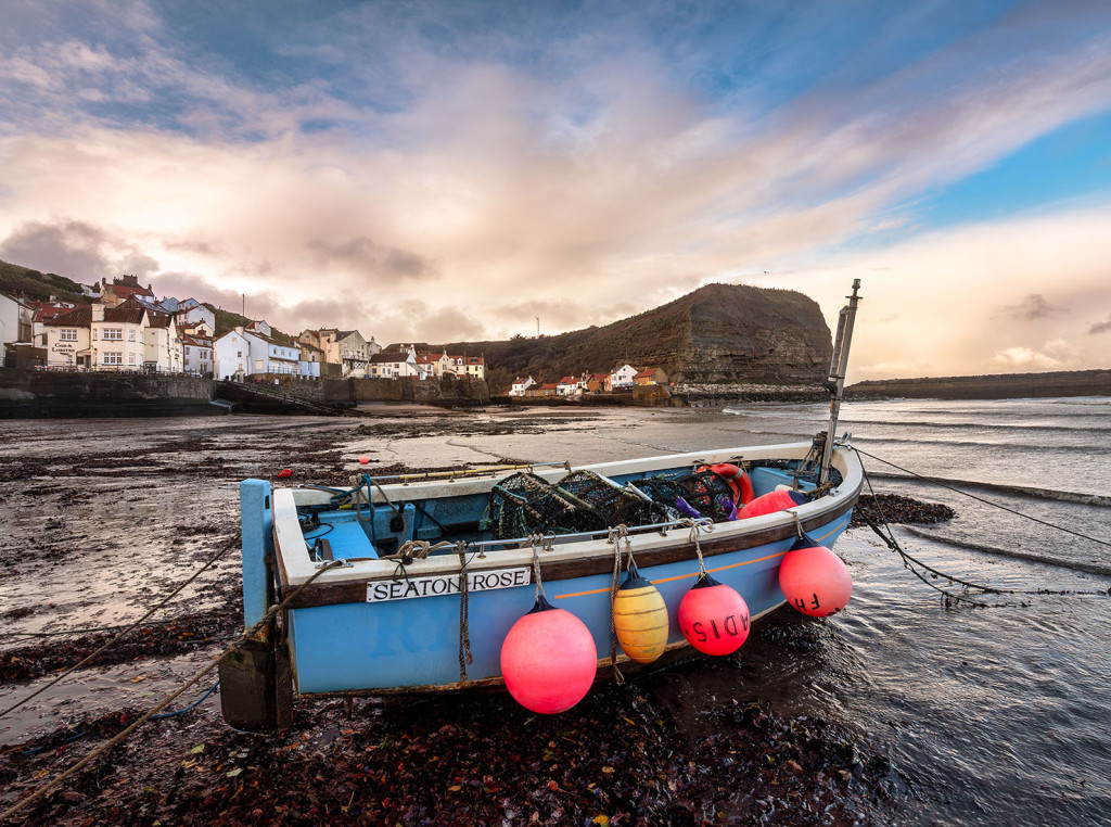 Blue Boat, Staithes-Yorkshire